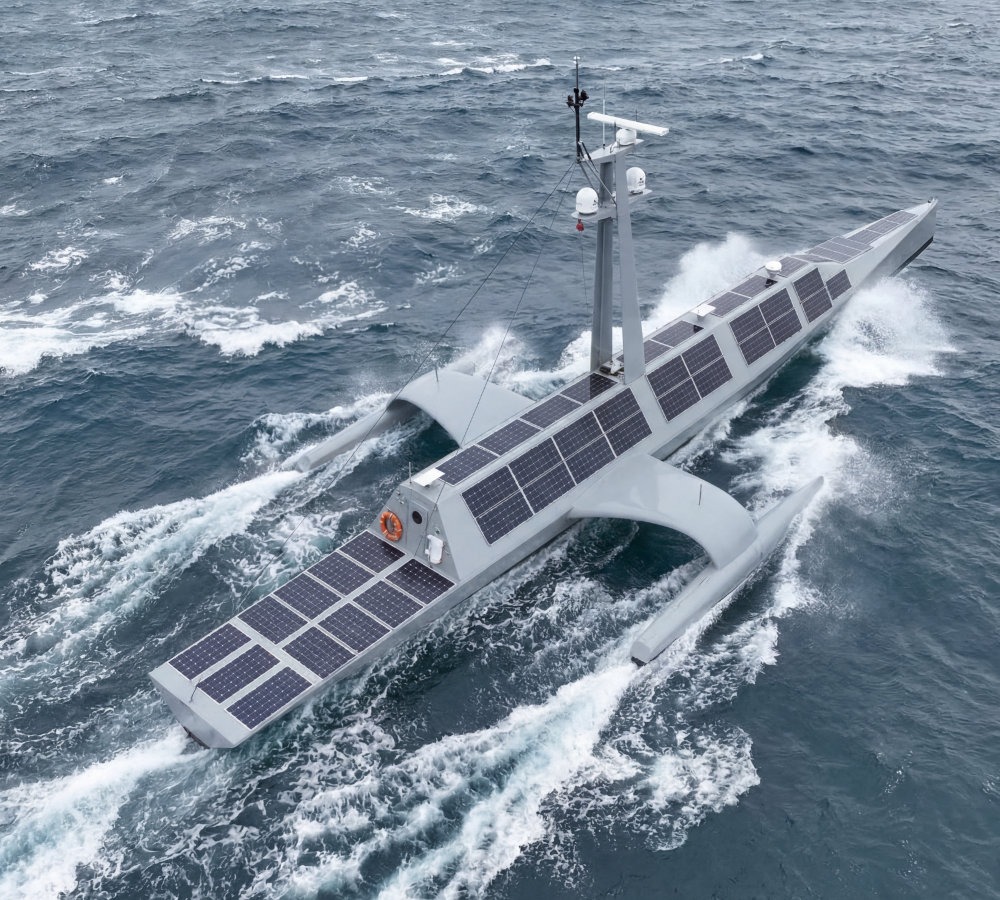 Persistent Uncrewed Vessel at sea